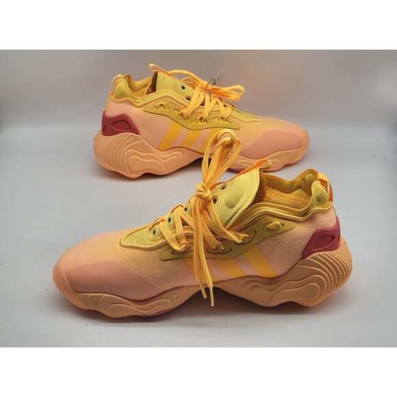 Adidas Trae Young 3‎ Acid Orange Mens Basketball Shoes Sneakers IE2706 Size 7 - Picture 3 of 11